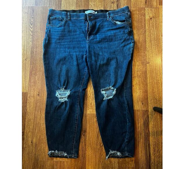 Somoma Denim - 24S Somoma RN 73277 Jeans Worn holes Knees/cuffs Comfy